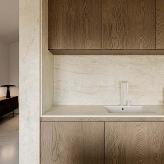 Cosentino Måltilpasset Veggplate Dekton Nara Velvet, 0.8 cm