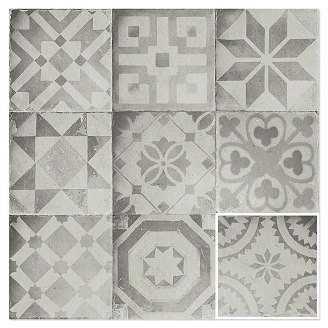 Unicomstarker Dekor Gulvflis Icon Variation Two Matt 20x20 cm