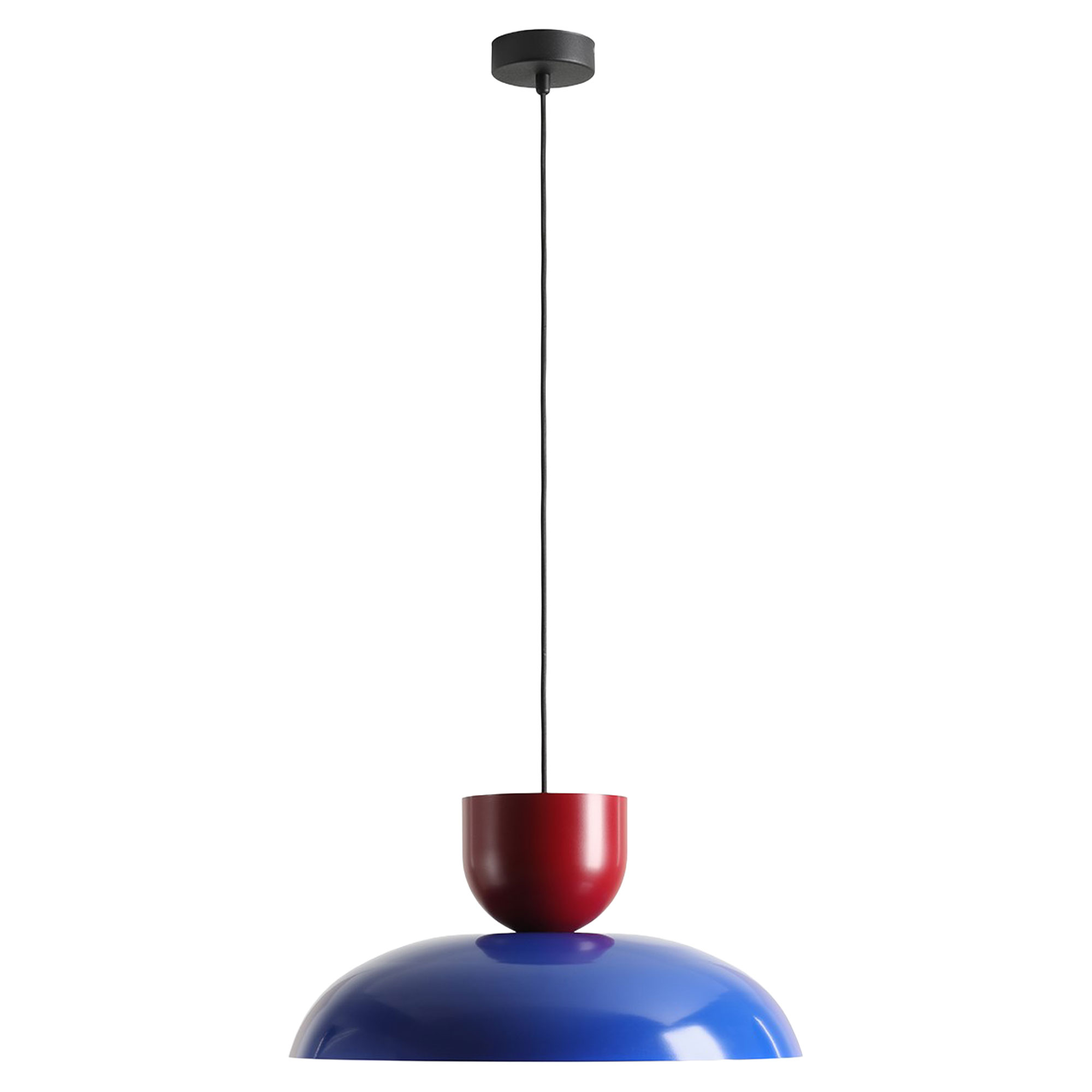 Hengende Lampe Milda Mørk Kobolt, Vinrød