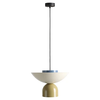 Hengende Lampe <strong>Nindra</strong>  Dueblå, Pistasj
