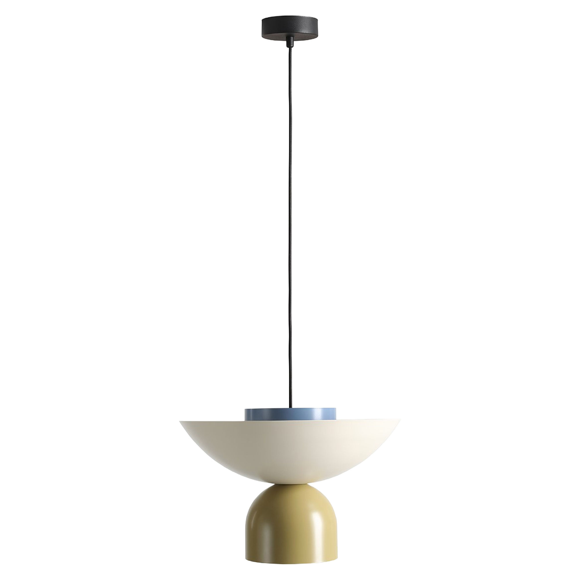 Hengende Lampe Nindra Dueblå, Pistasj