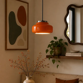 Hengende Lampe <strong>Luvne</strong>  II Orange