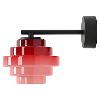 Vegglampe <strong>Ylmo</strong>  Bærrød