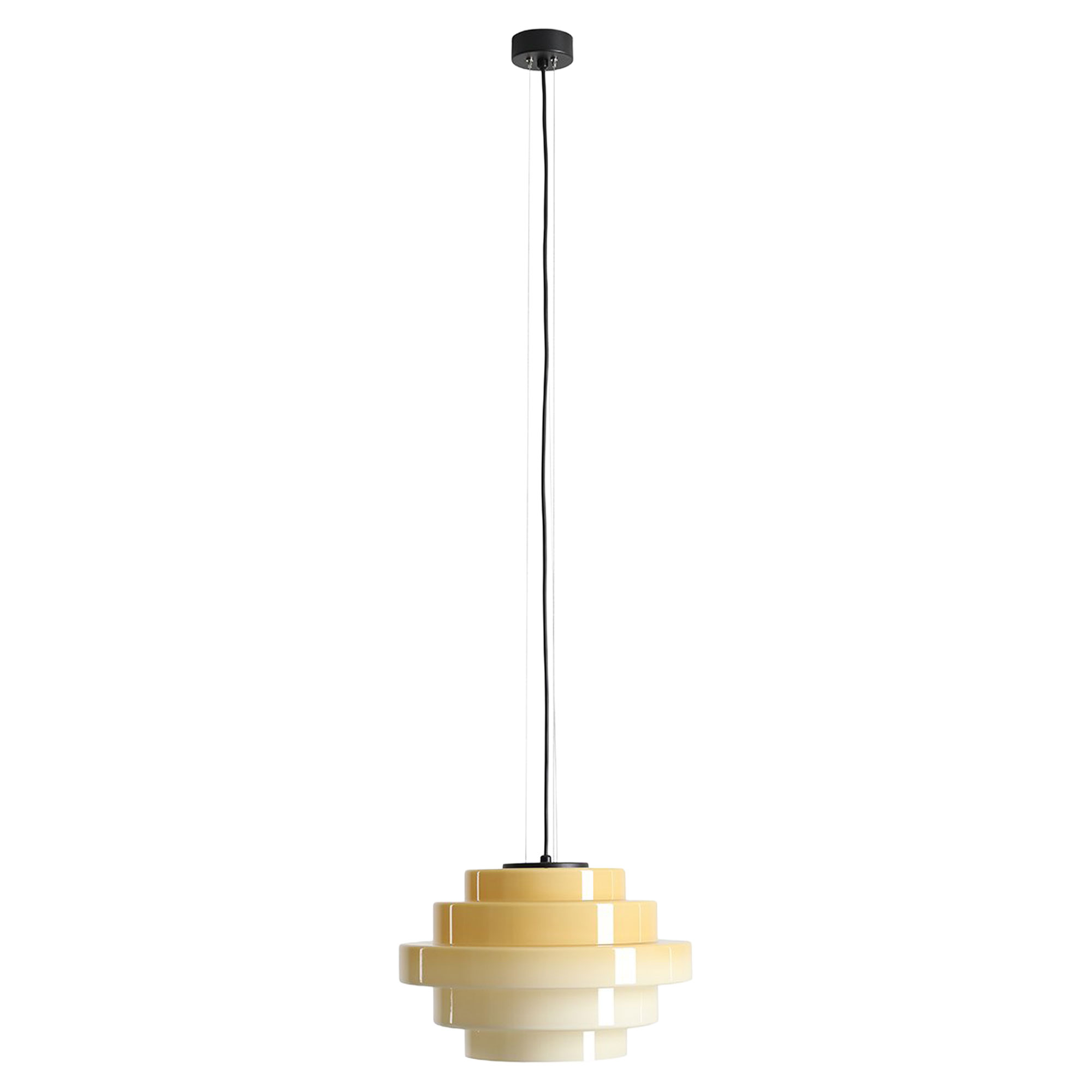Hengende Lampe Ylmo Nøttebrun Ø28 cm