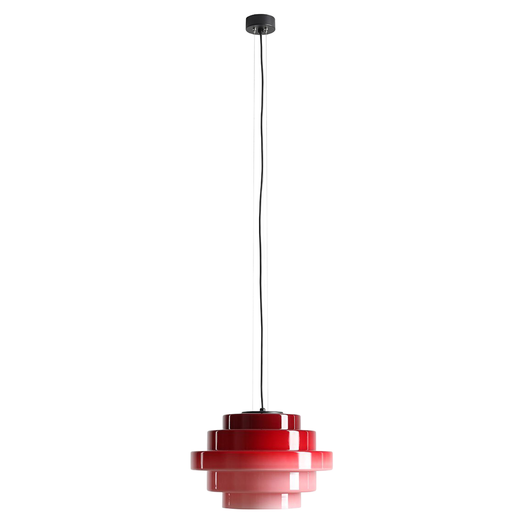 Hengende Lampe Ylmo Bærrød Ø28 cm