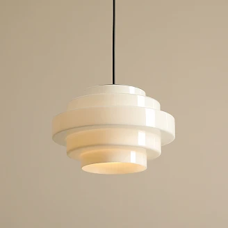 Hengende Lampe <strong>Ylmo</strong>  Melkehvit L Ø28 cm