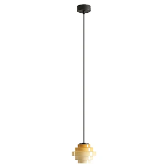 Hengende Lampe <strong>Ylmo</strong>  Nøttebrun Ø14 cm