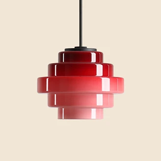Hengende Lampe <strong>Ylmo</strong>  Bærrød Ø14 cm