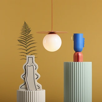 Hengende Lampe <strong>Lynno</strong>  Korall