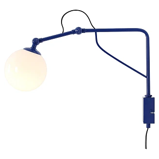 Vegglampe Glass <strong>Halla</strong>  Koboltblå S