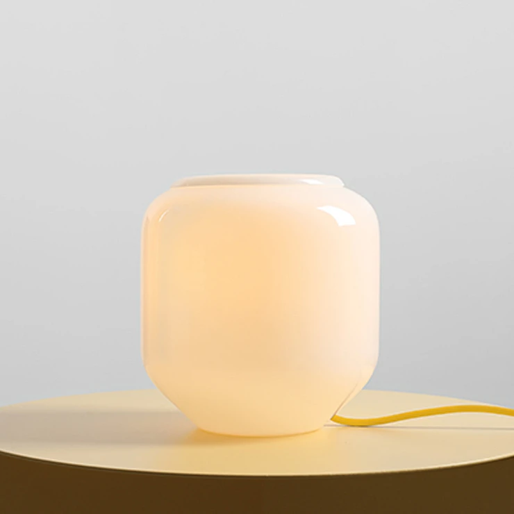 Bordlampe Ternia Beige, Mimosa
