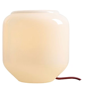Bordlampe <strong>Ternia</strong>  Beige, Kirsebærrød