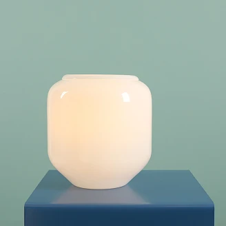 Bordlampe <strong>Ternia</strong>  Beige, Safirblå