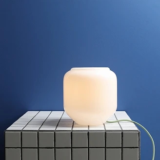 Bordlampe <strong>Ternia</strong>  Beige, Salviegrønn