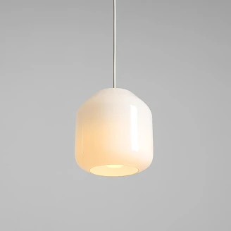 Hengende Lampe <strong>Ternia</strong>  Beige, Bomullshvit