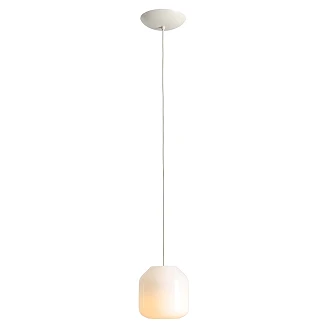 Hengende Lampe <strong>Ternia</strong>  Beige, Bomullshvit