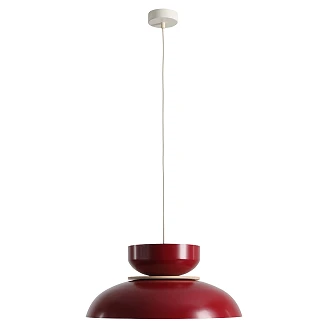 Hengende Lampe <strong>Rundo</strong>  Lys Vinrød