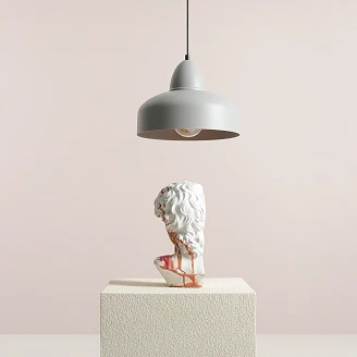 Hengende Lampe <strong>Kloty</strong>  Grå