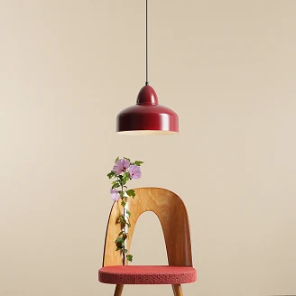 Hengende Lampe <strong>Kloty</strong>  Vinrød