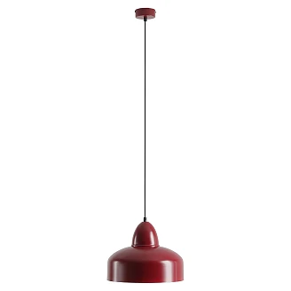 Hengende Lampe <strong>Kloty</strong>  Vinrød