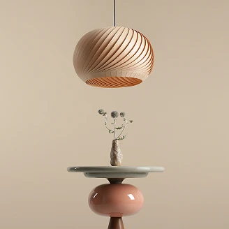 Hengende Lampe Elve Mørk