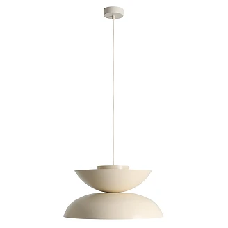 Hengende Lampe <strong>Klinti</strong>  Lys Kremhvit