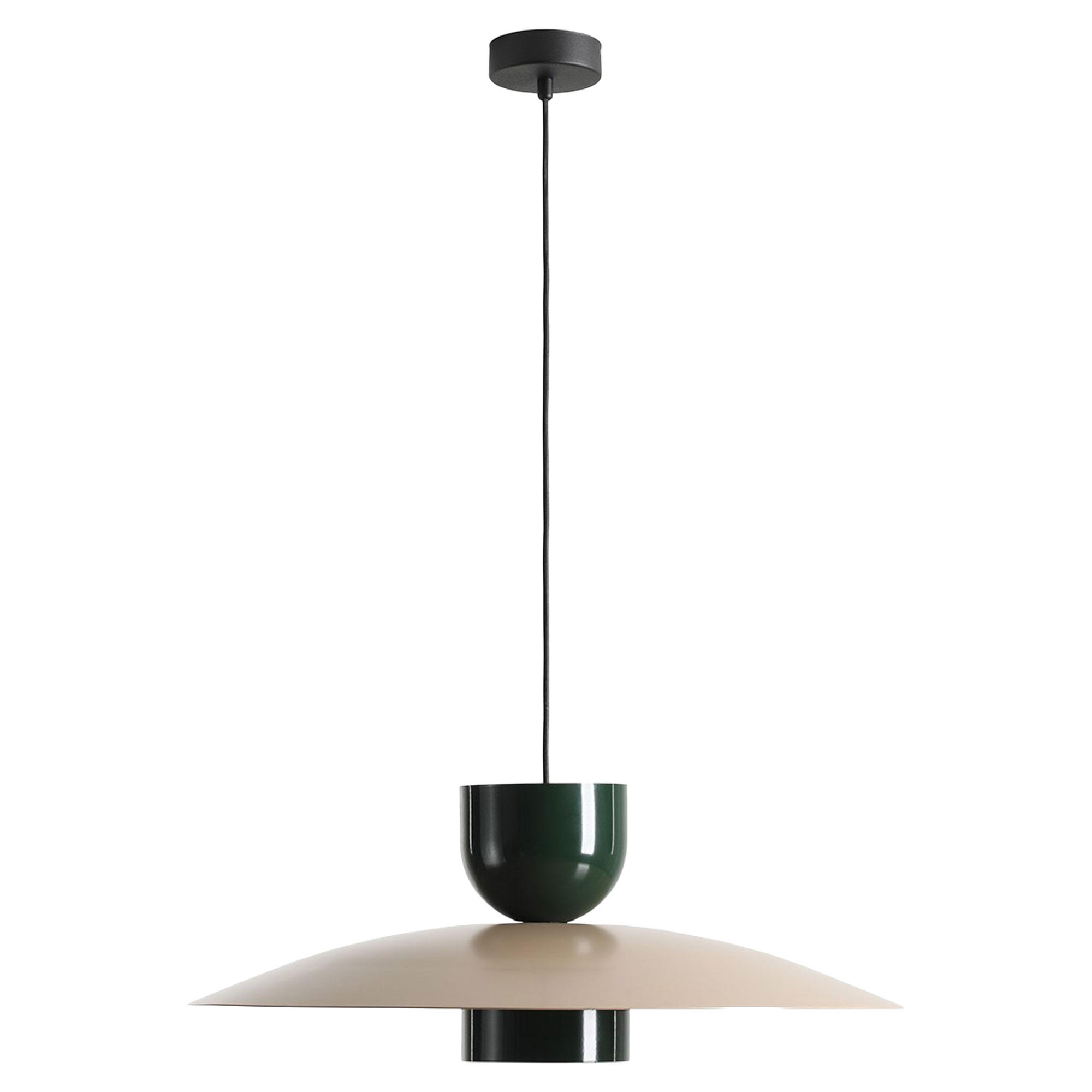 Hengende Lampe Harda Mørk Beige, Deep Green