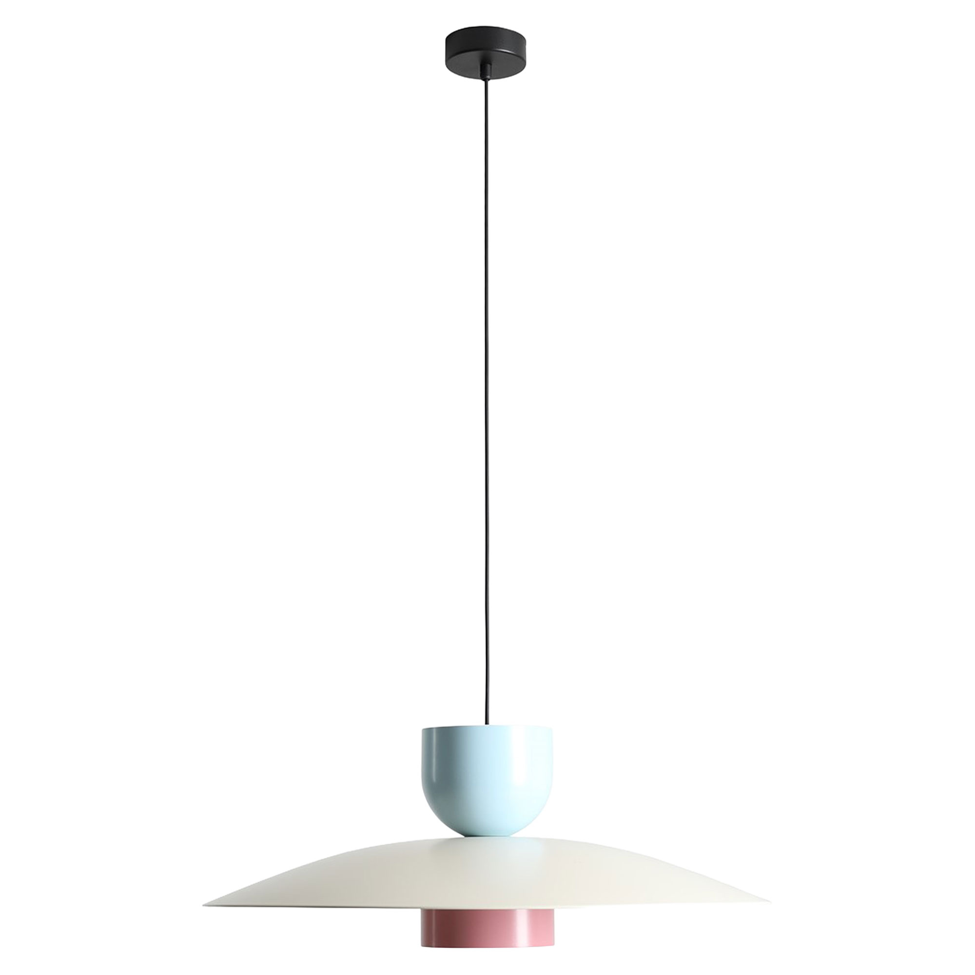 Hengende Lampe Harda Lyserosa, Babyblå