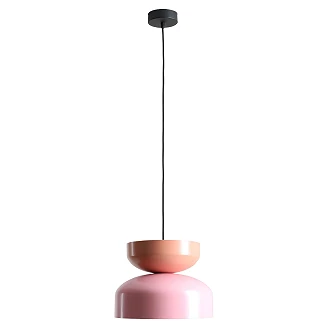 Hengende Lampe <strong>Grindo</strong>  Mørk Lyserosa, Korall