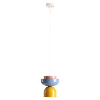 Hengende Lampe <strong>Tindri</strong>  Dueblå, Sennepsgul