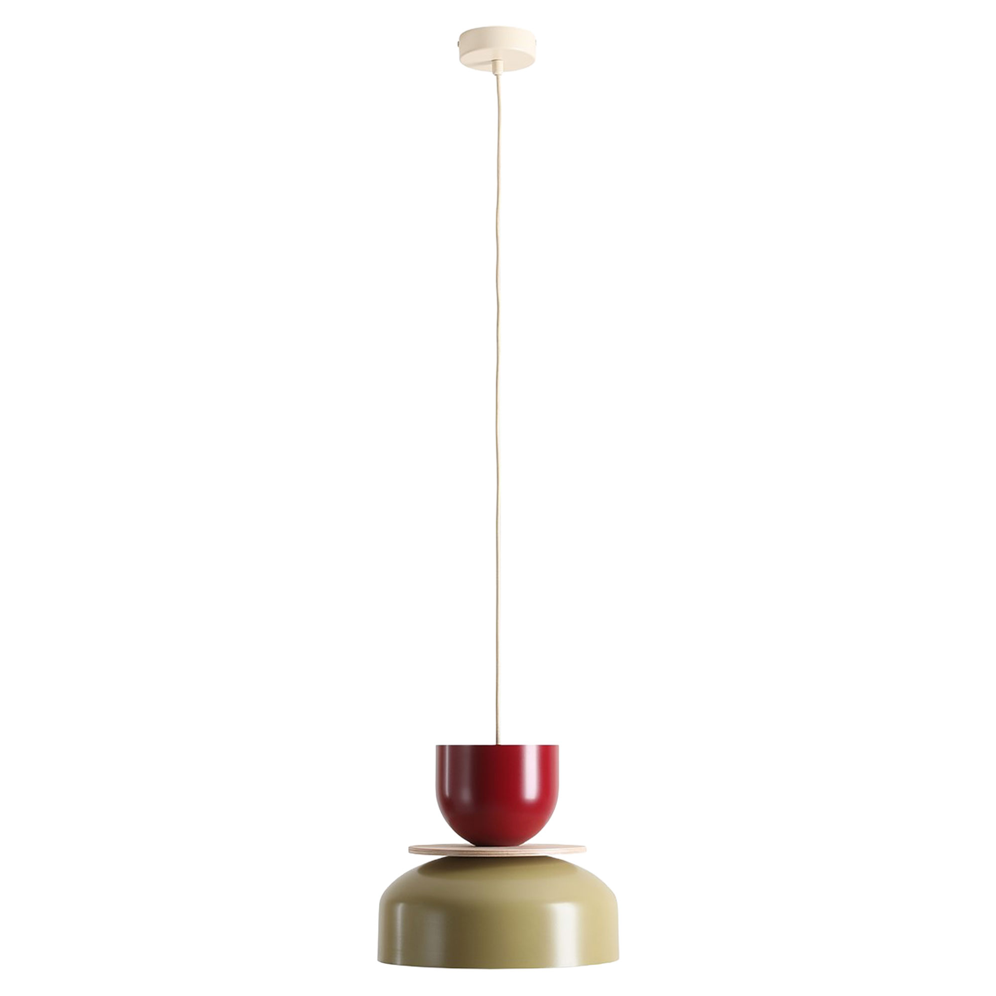 Hengende Lampe Svelo Pistasj, Vinrød