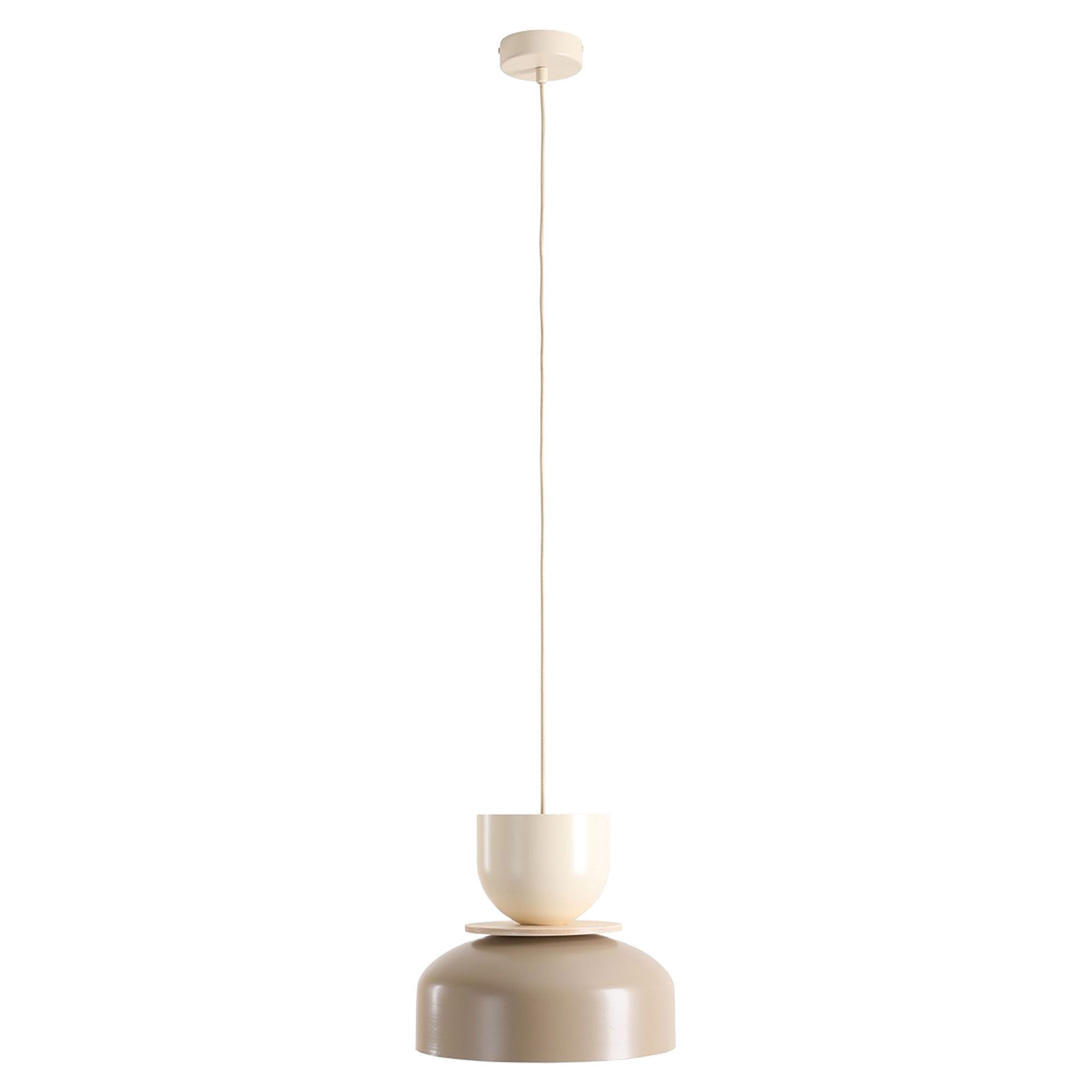Hengende Lampe Svelo Beige, Kremhvit