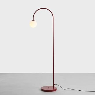 Gulvlampe <strong>Klinty</strong>  Vinrød