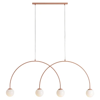 Hengende Lampe <strong>Klinty</strong>  Fire Korall 149 cm