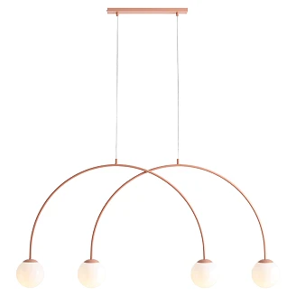 Hengende Lampe <strong>Klinty</strong>  Fire Korall 130 cm