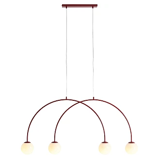 Hengende Lampe <strong>Klinty</strong>  Fire Vinrød 130 cm