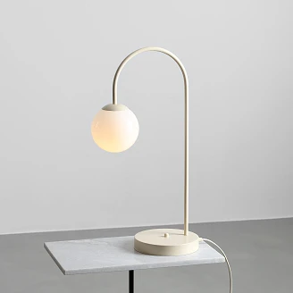 Bordlampe <strong>Klinty</strong>  Kremhvit
