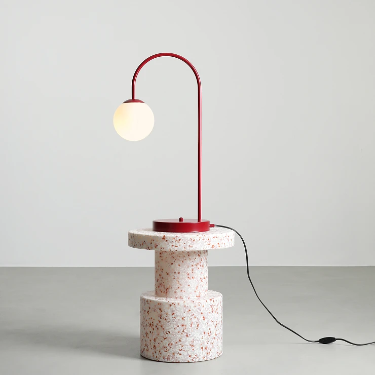 Bordlampe Klinty Vinrød