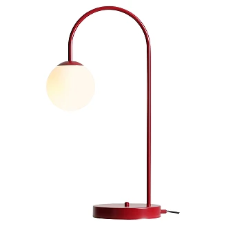 Bordlampe <strong>Klinty</strong>  Vinrød