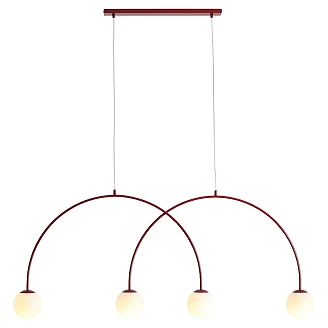 Hengende Lampe <strong>Klinty</strong>  Fire Vinrød 149 cm