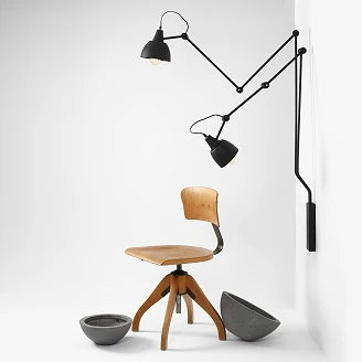 Vegglampe <strong>Nelia</strong>  Svart Duo