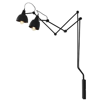 Vegglampe <strong>Nelia</strong>  Svart Duo