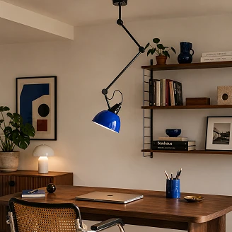 Hengende Lampe <strong>Nelia</strong>  Koboltblå