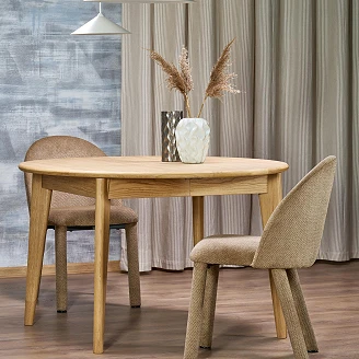 Spisebordforlengelse Strengi Naturlig Eik Ø120 cm