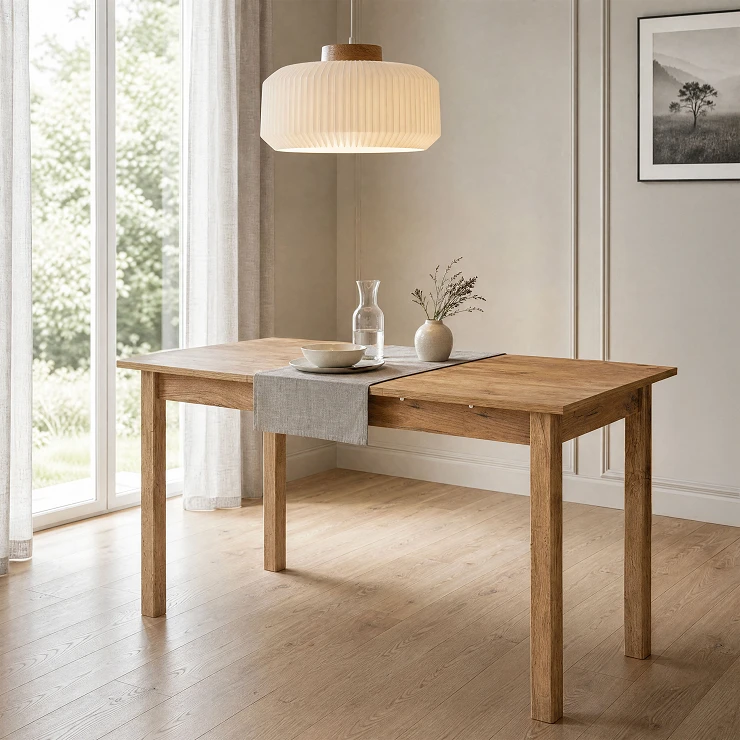 Spisebordforlengelse Ivex Håndlaget Eik 100x60 cm