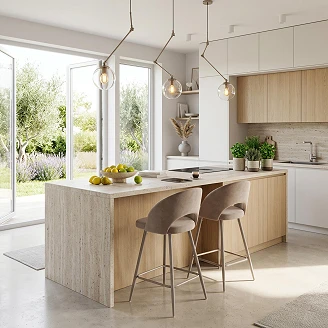Barkrakk Brelen Beige, Kasjmir 65 cm