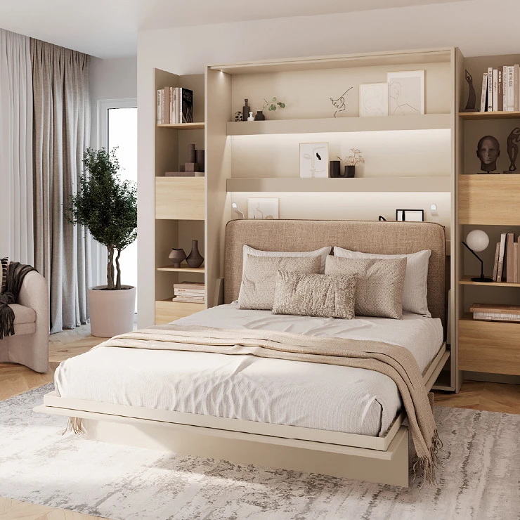 Lenart Sammenleggbar veggseng Bed Concept Kasjmir 131x218 cm