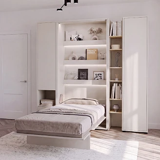 Lenart Sammenleggbar veggseng <strong>Bed Concept</strong>  Kasjmir 101x218 cm