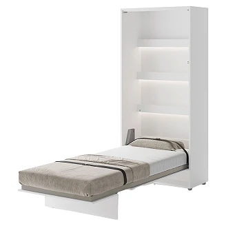 Lenart Sammenleggbar veggseng <strong>Bed Concept</strong>  Hvit 101x218 cm