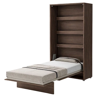 Lenart Sammenleggbar veggseng <strong>Bed Concept</strong>  Dunin Eik 101x218 cm
